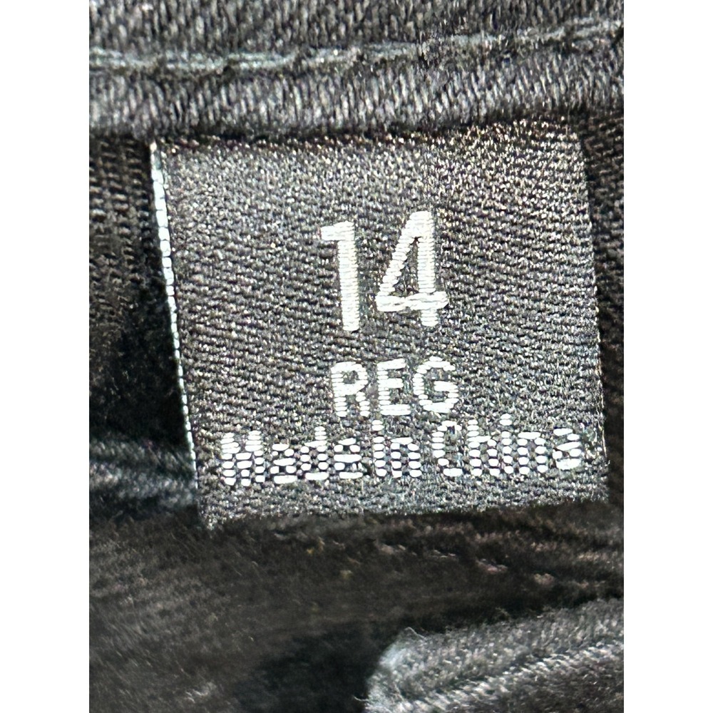 Ashley Stewart Jeans Womens 14 Regular Black Fearless Skinny Stretch High Rise - Picture 8 of 9